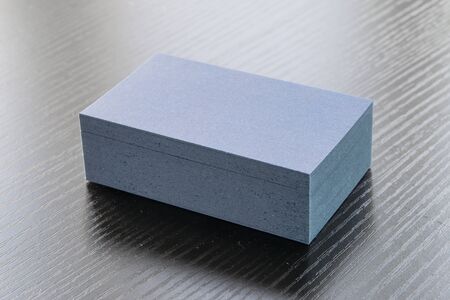 Business card on deskの写真素材
