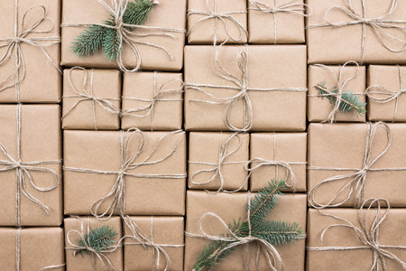 Christmas present in the wood
