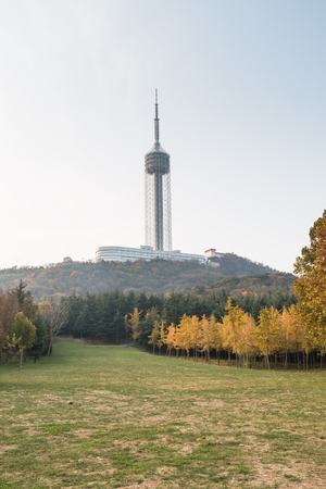 China Dalian TV Towerのeditorial素材