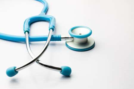 Stethoscope on the tableの写真素材