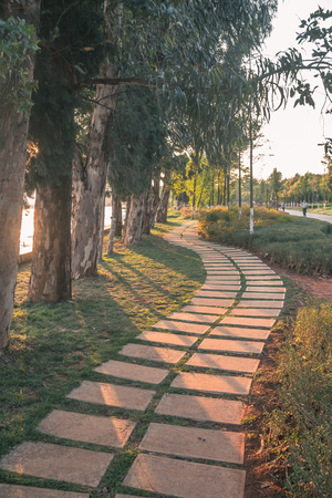 Landscape of Kunming Garden, Chinaの写真素材