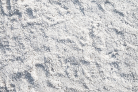Close-up salt pool of large saltの写真素材