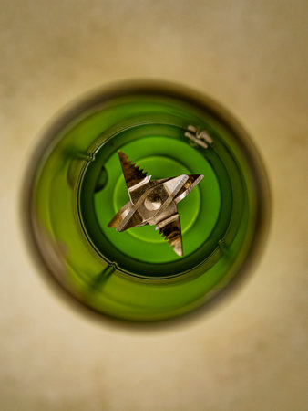 Detail of the mixer blade.