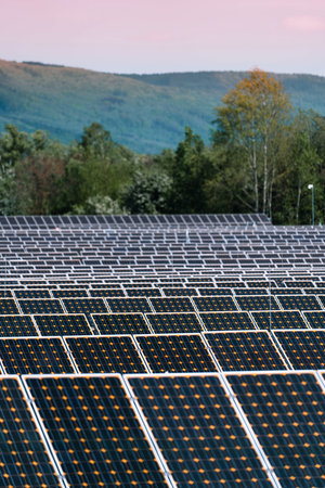 Photovoltaic modules for renewable electricity production, Czech Republic.