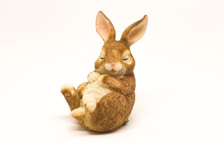 SSweet Sleepy easter bunnyの写真素材