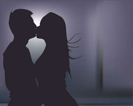 mystic kiss のイラスト素材