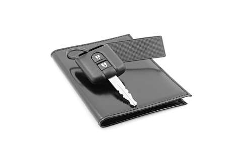 car keys and documentsの写真素材