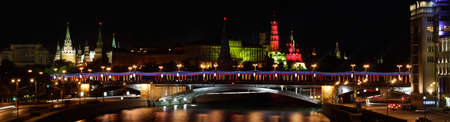 view of the Kremlin with the Patriarchal Bridgeの写真素材