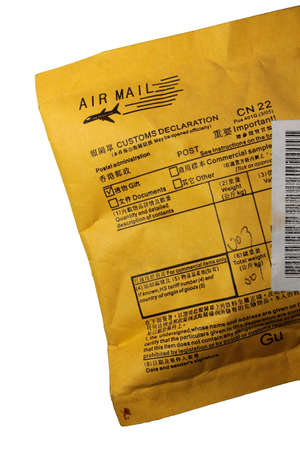 air mail packetの写真素材