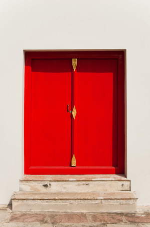 small doorstep on the street in Thailandの写真素材