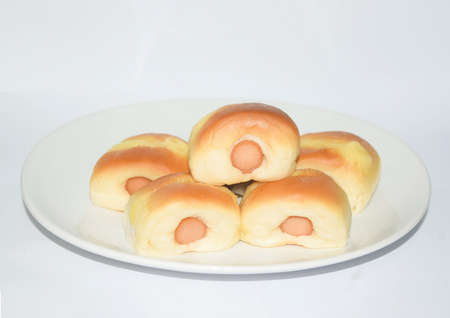 Mini Sausage Bunの写真素材