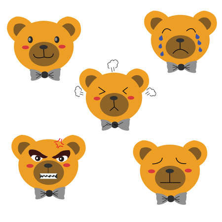Emotion brown bear