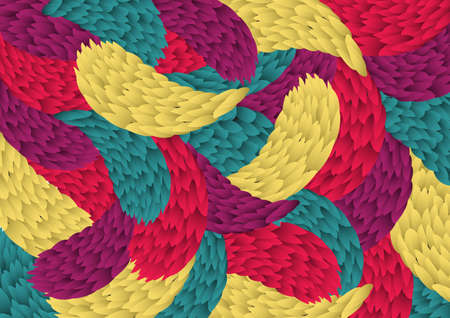 Abstract background with colorful petals.Vector illustration.のイラスト素材