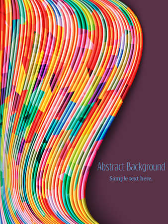 Colorful abstract background.Vector illustration in vibrant colors.のイラスト素材