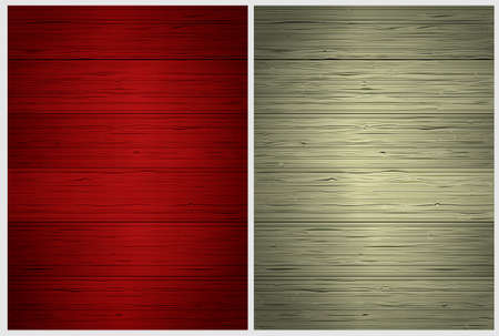 Two background of wooden planks.Vector illustration.のイラスト素材