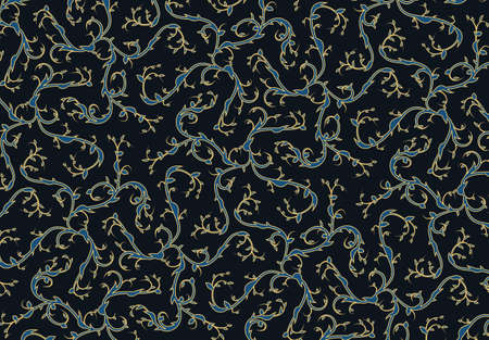 Elegant dark pattern.Vector background.のイラスト素材