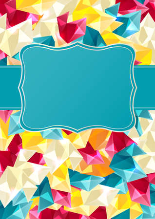 Colorful abstract background with space for text.Vector illustration.のイラスト素材
