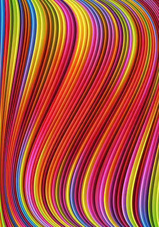 Abstract background with colorful wave.Vector illustration in vibrant colors.のイラスト素材