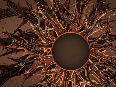 Abstract background in brown shades with space for text vector illustration.のイラスト素材