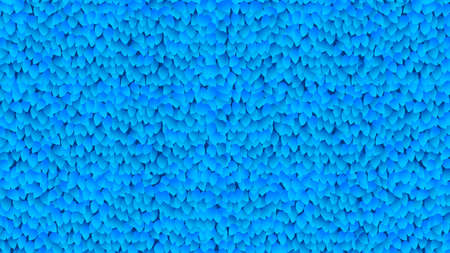 Abstract background with blue petals.Vector illustration.のイラスト素材