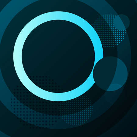 Dark background with geometric elements and space for text.Vector illustration.のイラスト素材
