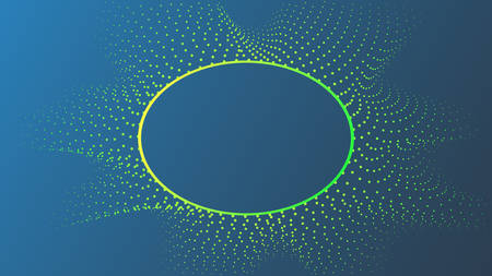 Dark abstract background with dots and place for text.Vector illustration.のイラスト素材