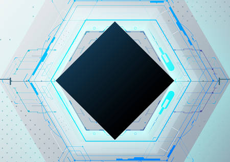 Futuristic background with place for text.Vector illustration.のイラスト素材