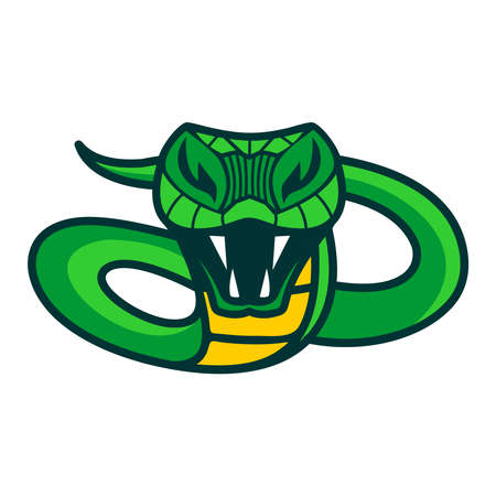 modern viper abstract logo vectorのイラスト素材