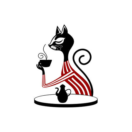 cartoon pet shop logo templateのイラスト素材