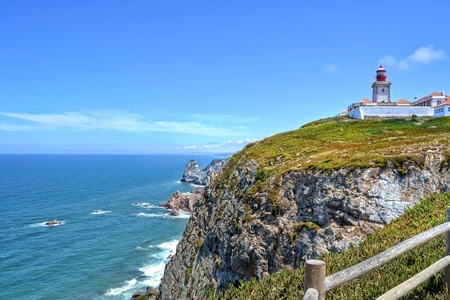 Lighthouse, Cabo da Rocaの写真素材