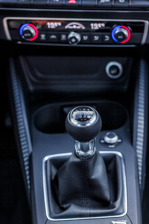 gearstick and control panelの写真素材