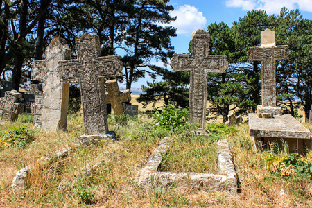 ancient cemeteryのeditorial素材