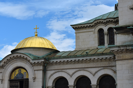 the Church of Alexander Nevsky in Sofia, Bulgariaのeditorial素材