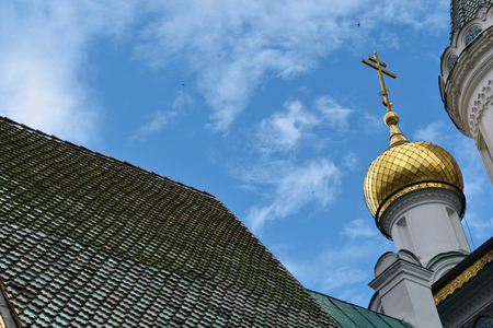 Russian church in Sofia, Bulgaria.の写真素材