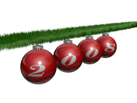 christmas tree ornamentsの写真素材