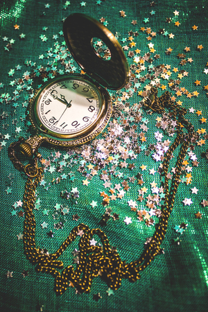 old pocket watch on backgroundの写真素材