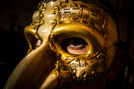 male with Venice maskの写真素材