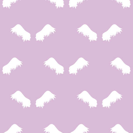 wings, butterfly, human face, elements on a pale pink backgroundのイラスト素材