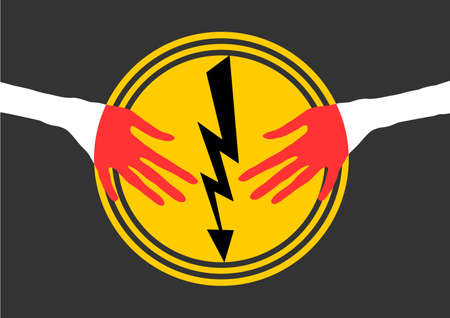 Icon-a metaphor for any kind of bans.のイラスト素材