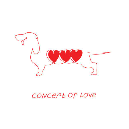 Template for Valentine's day.のイラスト素材
