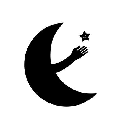 Editable vector illustration - silhouette, multi-purposeのイラスト素材