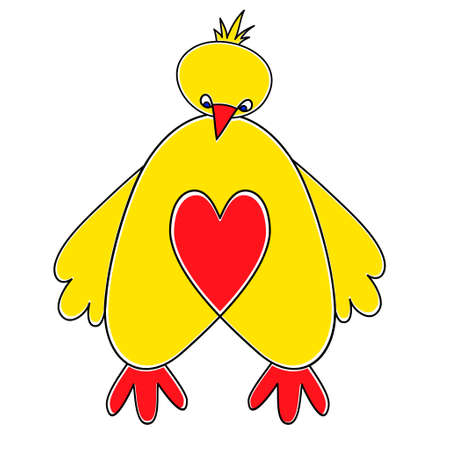 Funny character illustration for Valentine's day.のイラスト素材