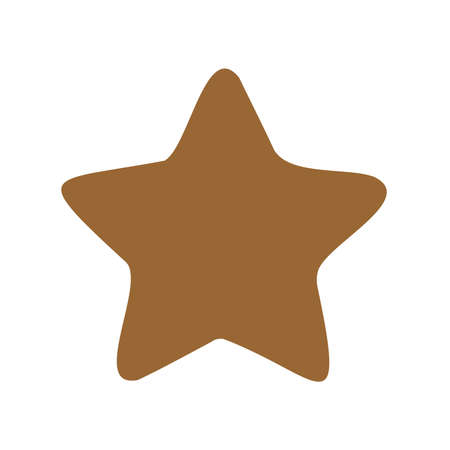 Gold star decorative element symbol of success award signのイラスト素材