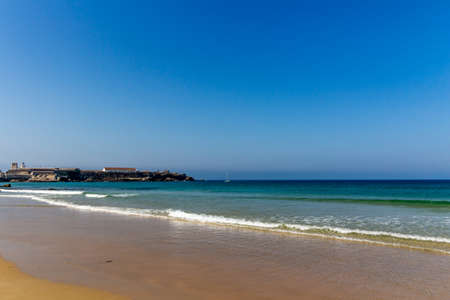 Tarifa beach on the ocean, Cadiz, Spain