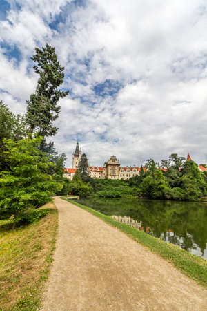 Park Pruhonice near Prague, Czech Republicのeditorial素材