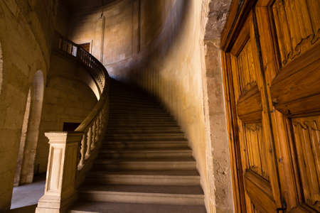 Alhambra Islamic Royal Palace, Granada, Spainのeditorial素材