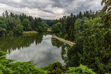 Park Pruhonice near Prague, Czech Republicのeditorial素材
