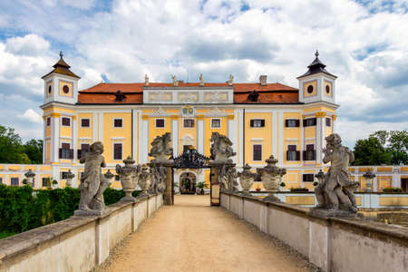 Milotice Castle called pearl of South Moravia, is a uniquely preserved complex of baroque buildings and garden architecture. Czech Republicのeditorial素材