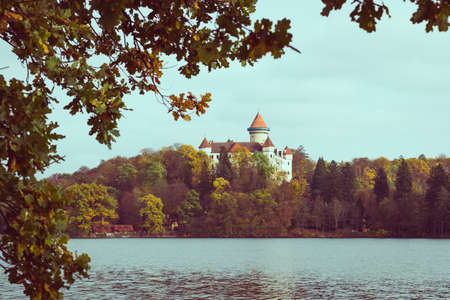 Medieval Castle in Konopiste with vintage look, Czech Republicのeditorial素材