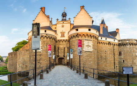 Nantes, France - May 3, 2017: Castle of the Dukes of Brittany (Chateau des Ducs de Bretagne) in Nantes, France
のeditorial素材